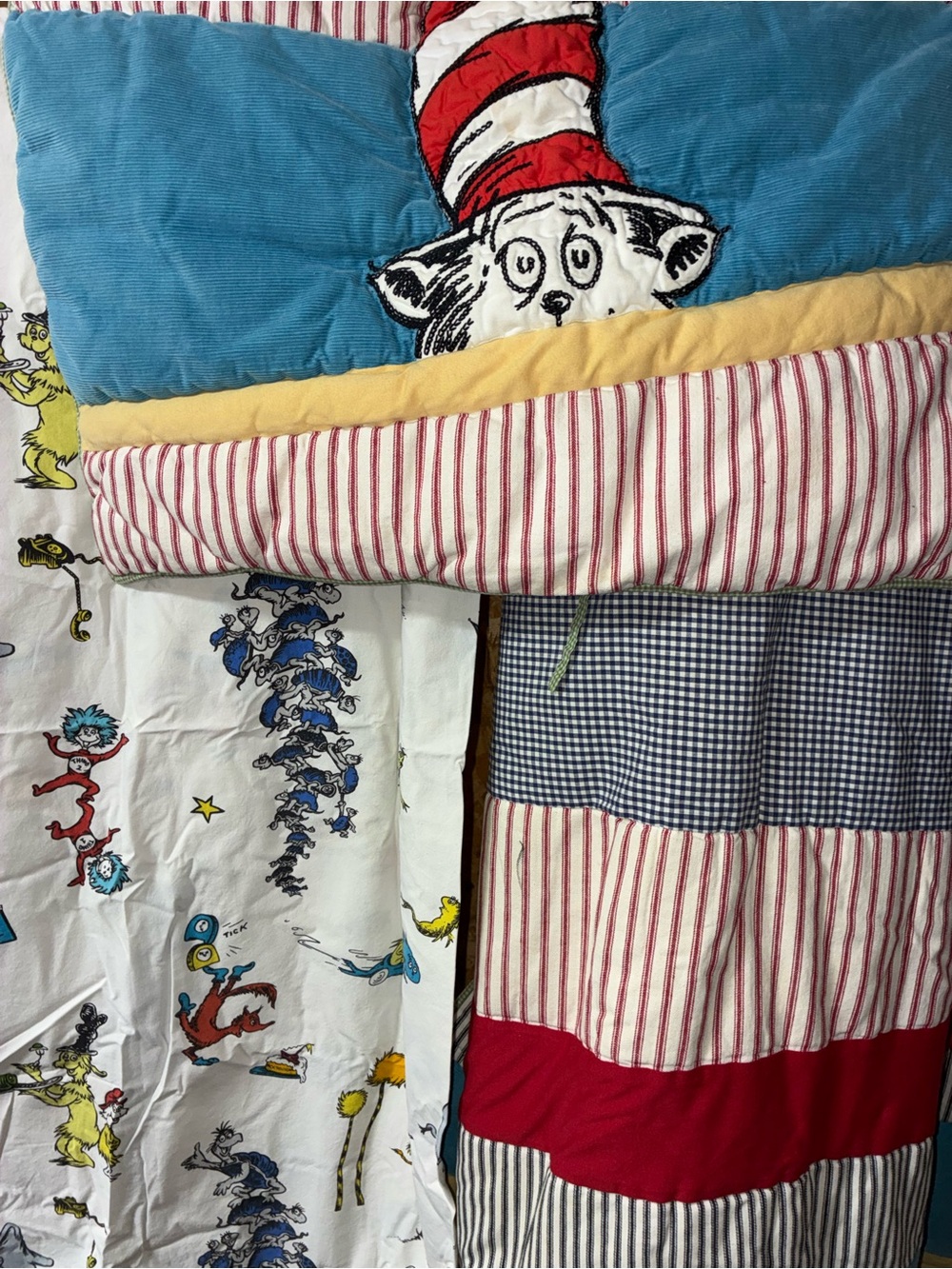 Pottery Barn Twin Dr Seuss Bedding
